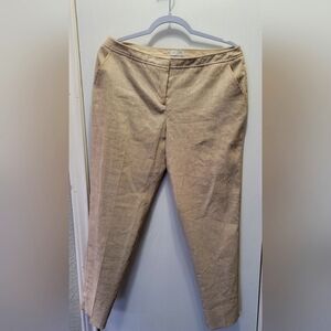 Nordstrom halogen taylor fit curvy fit Linen  pants. Size 10 NWT